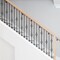 Nuvo Iron in Square x 44in Long Black Steel Interior Balusters - Double Basket, 12PK SQI2B-12MP - alternate 4